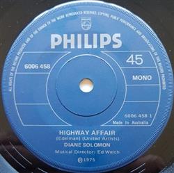 ouvir online Diane Solomon - Highway Affair Im Stone In Love With You