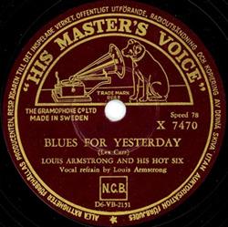baixar álbum Louis Armstrong And His AllStars - Blues For Yesterday A Song Was Born